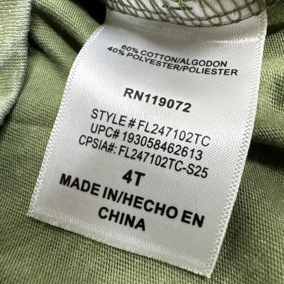 Teenage Mutant Ninja Turtles Green Toddler Short Sleeve Crewneck Tee 4T New - Picture 8 of 8